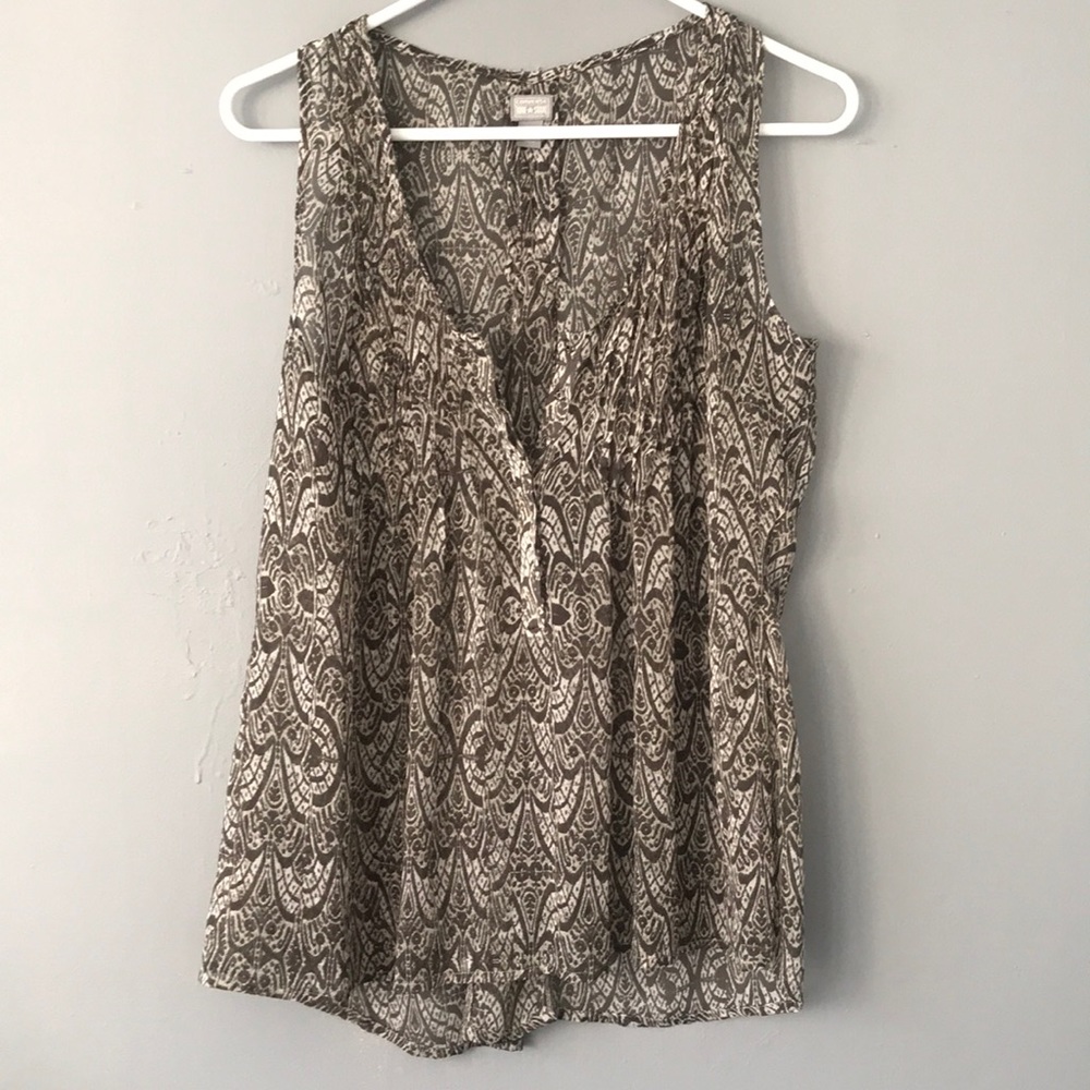 Converse One Star Flowy Tank Top Size Medium